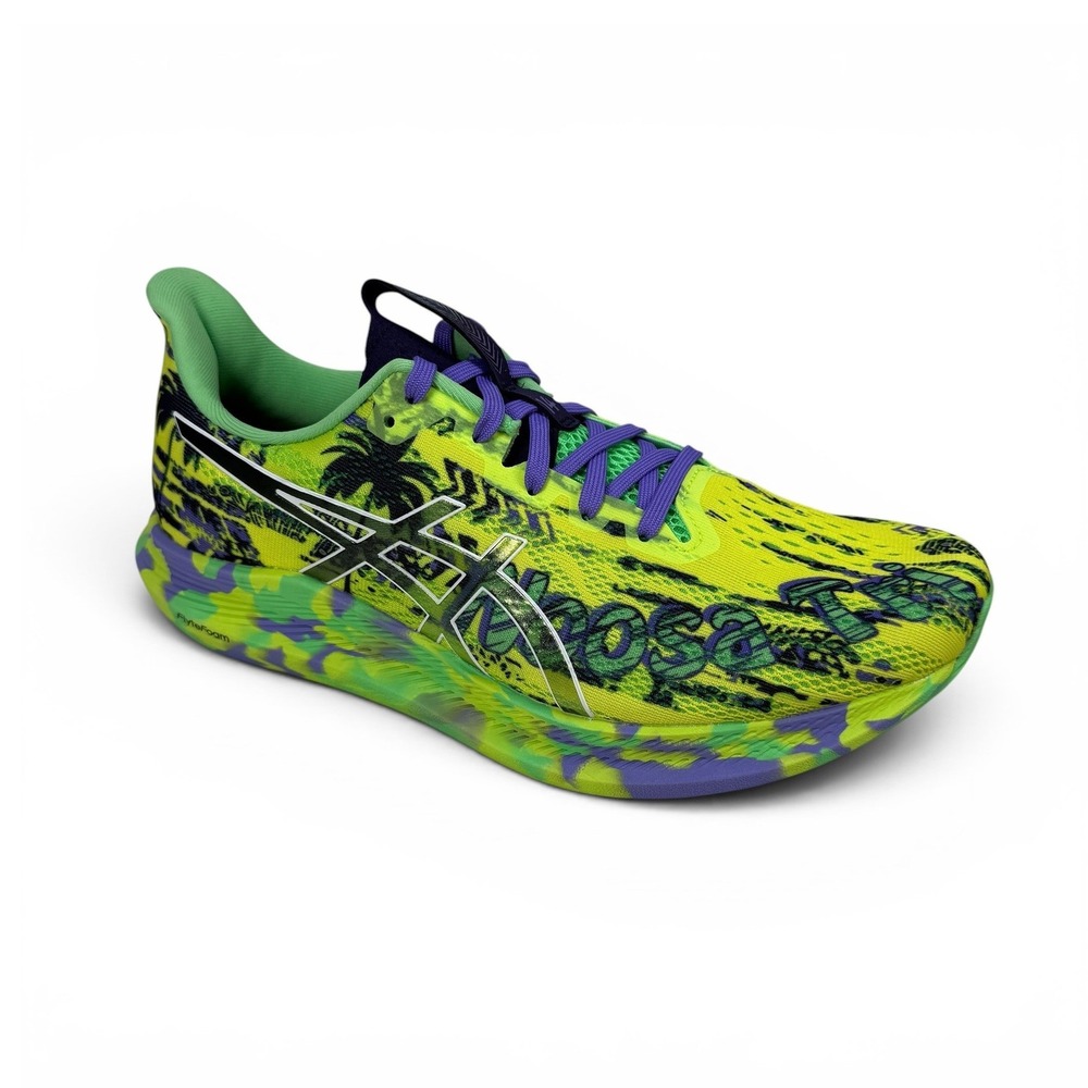 Asics Noosa Tri 14 Running Shoes Womens 9.5 Safety Yellow Midnight 1012B208-751